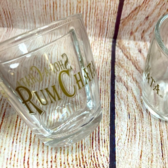 rum chata Dining Rum Chata Shotachata Glass Set Of 2 Poshmark